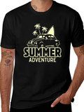 Summer Adventure Relaxed Everyday Tee – Lightweight And Durable Cotton