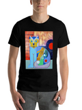 The Blue Cat Casual Graphic T-Shirt – Simple And Comfortable Daily Wear