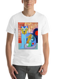 The Blue Cat Casual Graphic T-Shirt – Simple And Comfortable Daily Wear