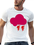 Thundercloud Casual Graphic T-Shirt – Simple And Comfortable Daily Wear