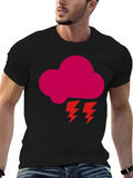 Thundercloud Casual Graphic T-Shirt – Simple And Comfortable Daily Wear