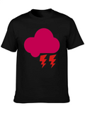 Thundercloud Casual Graphic T-Shirt – Simple And Comfortable Daily Wear