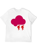 Thundercloud Casual Graphic T-Shirt – Simple And Comfortable Daily Wear