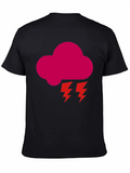 Thundercloud Casual Graphic T-Shirt – Simple And Comfortable Daily Wear