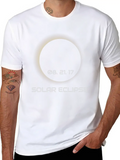 Total Solar Eclipse Summer August 21st 2017 Lightweight Cotton T-Shirt – Daily Comfort Graphic Shirt