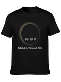 Total Solar Eclipse Summer August 21st 2017 Lightweight Cotton T-Shirt – Daily Comfort Graphic Shirt