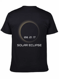Total Solar Eclipse Summer August 21st 2017 Lightweight Cotton T-Shirt – Daily Comfort Graphic Shirt