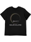 Total Solar Eclipse Summer August 21st 2017 Lightweight Cotton T-Shirt – Daily Comfort Graphic Shirt