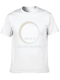 Total Solar Eclipse Summer August 21st 2017 Lightweight Cotton T-Shirt – Daily Comfort Graphic Shirt