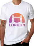 Tower Bridge Relaxed Everyday Tee – Lightweight And Durable Cotton