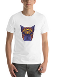 Tribal Dog Illustration Casual Graphic T-Shirt – Simple And Comfortable Daily Wear