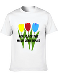 Tulips Relaxed Everyday Tee – Lightweight And Durable Cotton