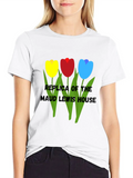 Tulips Relaxed Everyday Tee – Lightweight And Durable Cotton