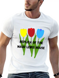 Tulips Relaxed Everyday Tee – Lightweight And Durable Cotton
