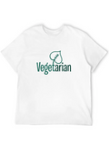 Vegan Vegetarian Animal Welfare Gift Idea Casual Graphic T-Shirt – Simple And Comfortable Daily Wear