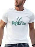 Vegan Vegetarian Animal Welfare Gift Idea Casual Graphic T-Shirt – Simple And Comfortable Daily Wear