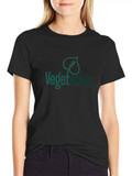 Vegan Vegetarian Animal Welfare Gift Idea Casual Graphic T-Shirt – Simple And Comfortable Daily Wear