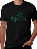 Vegan Vegetarian Animal Welfare Gift Idea Casual Graphic T-Shirt – Simple And Comfortable Daily Wear