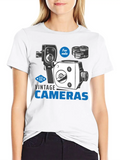 Vintage Cameras For Sale Casual Graphic T-Shirt – Simple And Comfortable Daily Wear