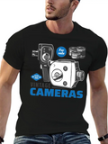 Vintage Cameras For Sale Casual Graphic T-Shirt – Simple And Comfortable Daily Wear