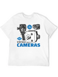 Vintage Cameras For Sale Casual Graphic T-Shirt – Simple And Comfortable Daily Wear