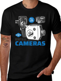 Vintage Cameras For Sale Casual Graphic T-Shirt – Simple And Comfortable Daily Wear