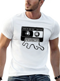 Vintage Mix Cassette Tape Lightweight Cotton T-Shirt – Daily Comfort Graphic Shirt