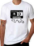 Vintage Mix Cassette Tape Lightweight Cotton T-Shirt – Daily Comfort Graphic Shirt