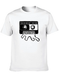 Vintage Mix Cassette Tape Lightweight Cotton T-Shirt – Daily Comfort Graphic Shirt