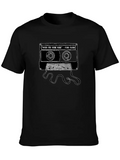 Vintage Mix Cassette Tape Lightweight Cotton T-Shirt – Daily Comfort Graphic Shirt