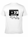 Vintage Mix Cassette Tape Lightweight Cotton T-Shirt – Daily Comfort Graphic Shirt