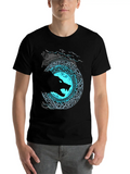 Vintage Vikings Celtic Mythology Fenrir Wolf Lightweight Cotton T-Shirt – Daily Comfort Graphic Shirt