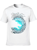 Vintage Vikings Celtic Mythology Fenrir Wolf Lightweight Cotton T-Shirt – Daily Comfort Graphic Shirt