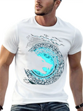 Vintage Vikings Celtic Mythology Fenrir Wolf Lightweight Cotton T-Shirt – Daily Comfort Graphic Shirt