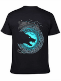 Vintage Vikings Celtic Mythology Fenrir Wolf Lightweight Cotton T-Shirt – Daily Comfort Graphic Shirt